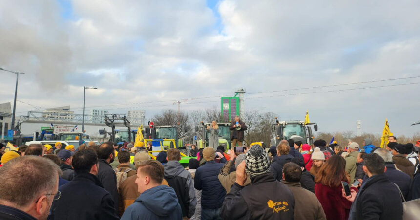 fermierii romani se alatura protestelor de la strasbourg impotriva acordului mercosur 696f296f12b9e