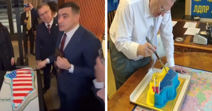 gestul lui simion un politician rus ultranationalist taia in 2019 un tort in forma ucrainei un cadou minunat de ziua mea 697227d82a738