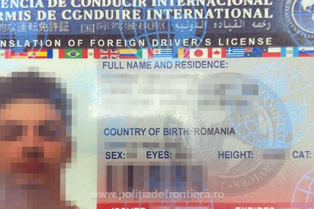 minor din dolj prins la volan de politistii de frontiera cu un permis fals documentul parea eliberat de autoritatile din sua 696f8bb1e53a8
