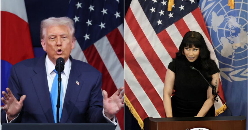 nicki minaj boicotata de fanii sai pentru sprijinul acordat lui donald trump este seducator si irezistibil 695fc7bd3d8c7