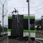 video incident in capitala linia de tramvai 41 complet blocata din cauza unei defectiuni la reteaua electrica 697cbae9b3056