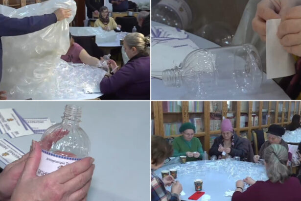 video pregatiri pentru boboteaza la malul marii voluntarii eticheteaza cele 300 000 de sticle care vor fi impartite e o mare bucurie 695a11425c842