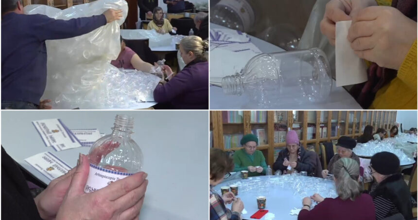 video pregatiri pentru boboteaza la malul marii voluntarii eticheteaza cele 300 000 de sticle care vor fi impartite e o mare bucurie 695a11425c842