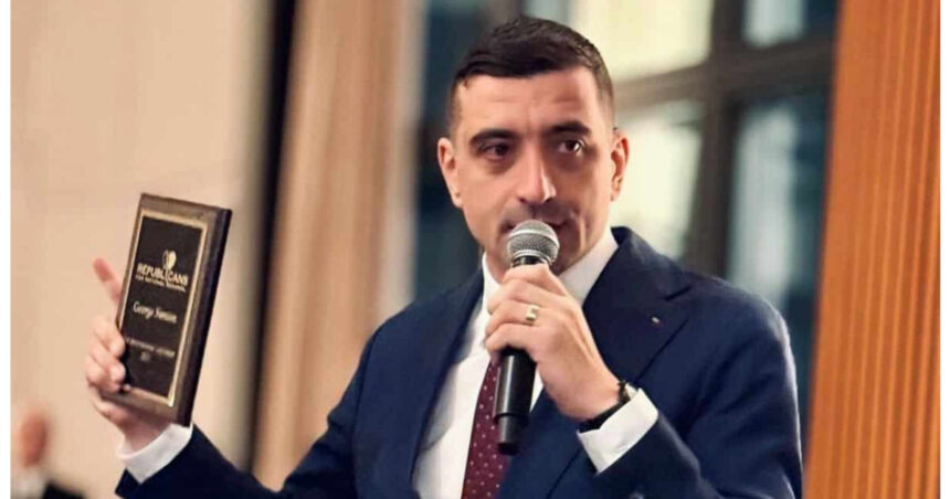 video sa ti stea in gat mesajul unui vicepresedinte pe catre george simion dupa ce a taiat tortul in forma groenlandei 6972209fb2340