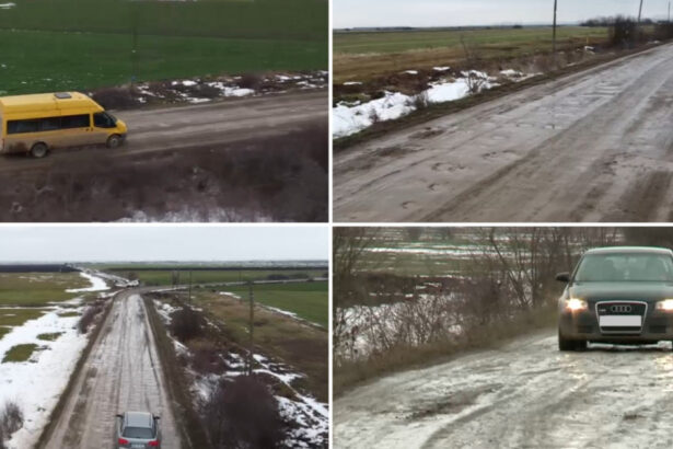 video sat despartit de lume de un drum cu gropi cum arata soseaua de 13 kilometri care nu a fost asfaltata niciodata dezastru 6979a023f18b9