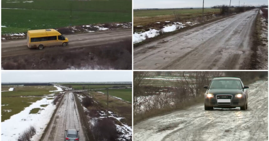 video sat despartit de lume de un drum cu gropi cum arata soseaua de 13 kilometri care nu a fost asfaltata niciodata dezastru 6979a023f18b9