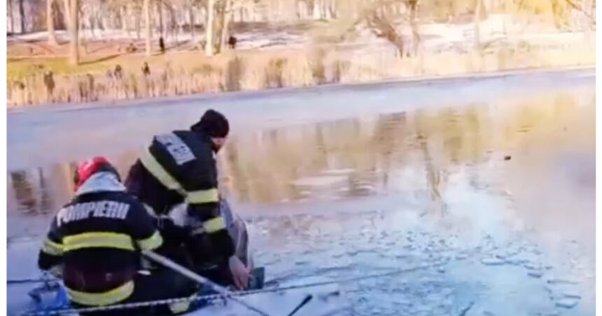 video un nepalez a sarit primul in lacul inghetat intr un parc din craiova pentru a salva o fetita de 5 ani 696c97f5124d4