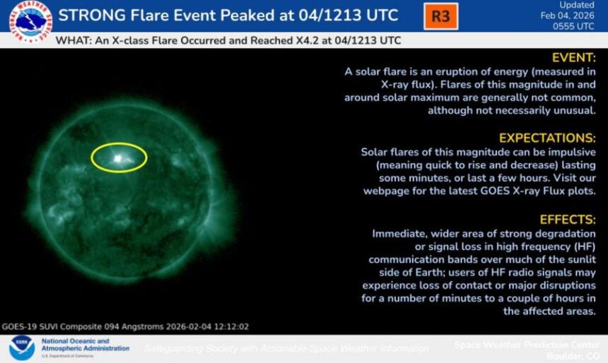 o noua eruptie solara colosala a declansat pene radio in sudul europei 6984c18354832