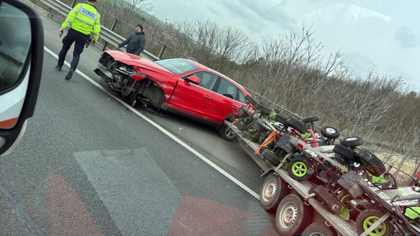 accident pe a2 la medgidia trafic restrictionat pe sensul spre bucuresti dupa impact intre un autotren si un autovehicul cu remorca 69bd3b37e9ab7