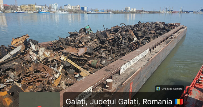 barja cu deseuri suspecte din republica moldova oprita in portul galati garda de mediu a descoperit nereguli grave 69c53e0156de6