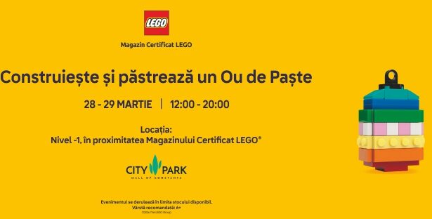 construieste si pastreaza un ou de paste lego la city park mall 69c35af97dde7