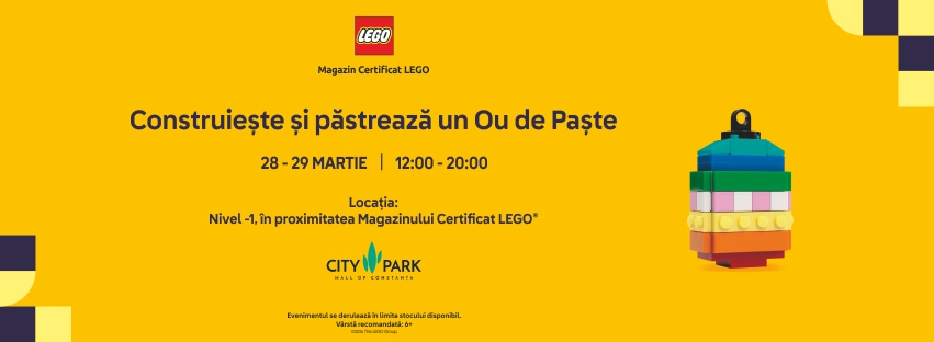 construieste si pastreaza un ou de paste lego la city park mall 69c35af97dde7