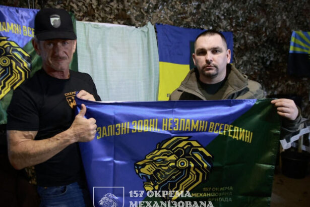 foto sean penn in apropierea frontului din donetk actorul american s a intalnit cu soldati ucraineni 69bb175de50df