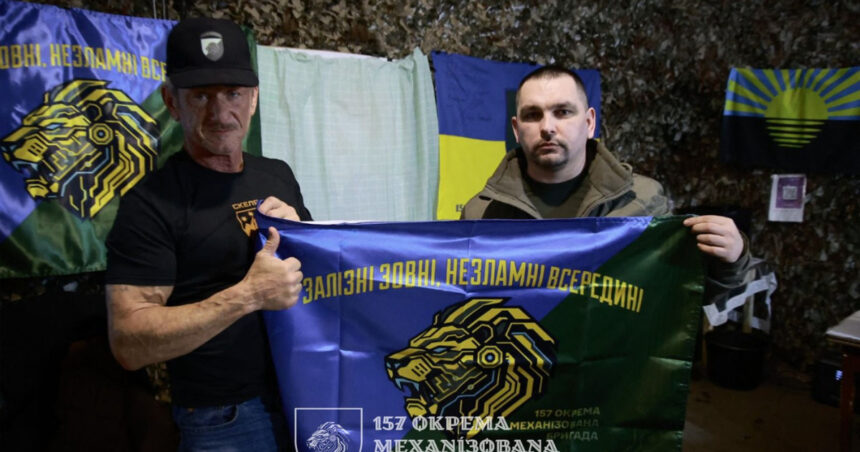 foto sean penn in apropierea frontului din donetk actorul american s a intalnit cu soldati ucraineni 69bb175de50df