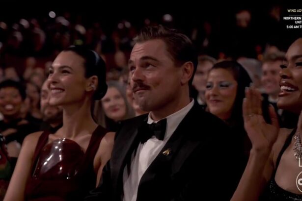 leonardo dicaprio alaturi de iubita sa vittoria ceretti la premiile oscar 2026 cum au fost surprinsi cei doi 69bbb904af5b2