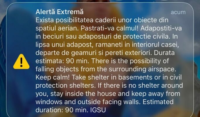 un nou mesaj ro alert transmis locuitorilor din zona de nord a judetului tulcea 69c4669d4a120