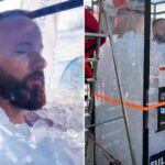 un polonez a stat scufundat in gheata timp de patru ore si a intrat in cartea recordurilor video 69cbc97db0adc