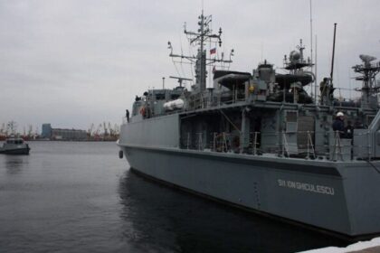 vanatorul de mine m270 sublocotenent ion ghiculescu participa la operatia mcm black sea 2026 69c276e70a1e3