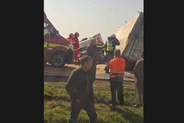 video accident rutier in judetul constanta intre o masina si autocamion o persoana a murit 69b91ec941e83