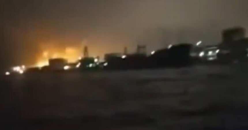 video atac cu drone asupra celui mai mare port rusesc pentru exportul de petrol de la marea baltica 69c109a19f160