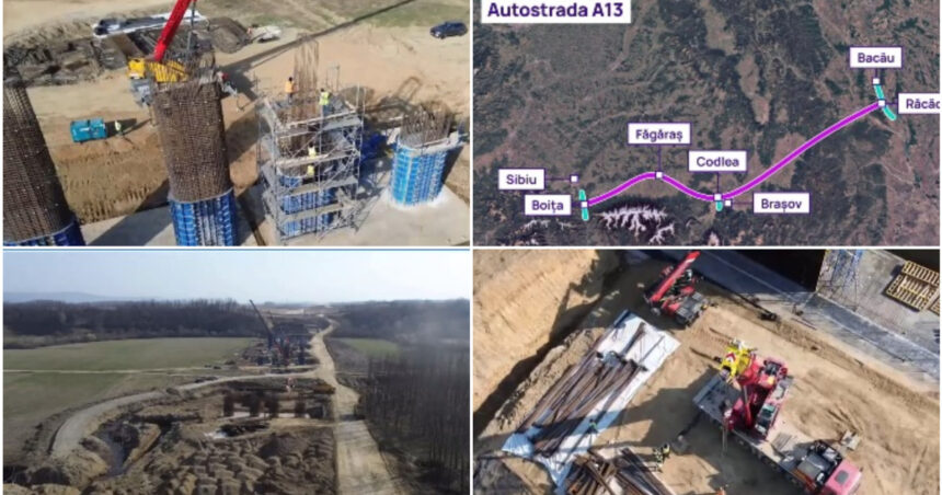 video autostrada sibiu fagaras prinde contur ca sa termine la timp muncitorii au lucrat si pe timp de iarna cand ar urma sa fie gata 69bb84d8968f4