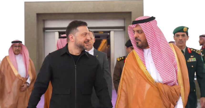 video volodimir zelenski vizita neanuntata in arabia saudita ii sustinem pe cei care sunt gata sa colaboreze cu noi 69c567b778d47