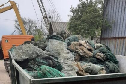 95 tone de unelte de pescuit ilegale distruse de reprezentantii administratiei rezervatiei biosferei delta dunarii 69e9f25788173