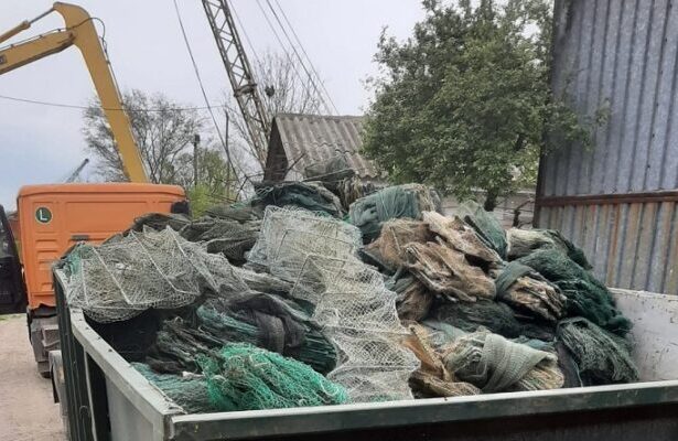 95 tone de unelte de pescuit ilegale distruse de reprezentantii administratiei rezervatiei biosferei delta dunarii 69e9f25788173