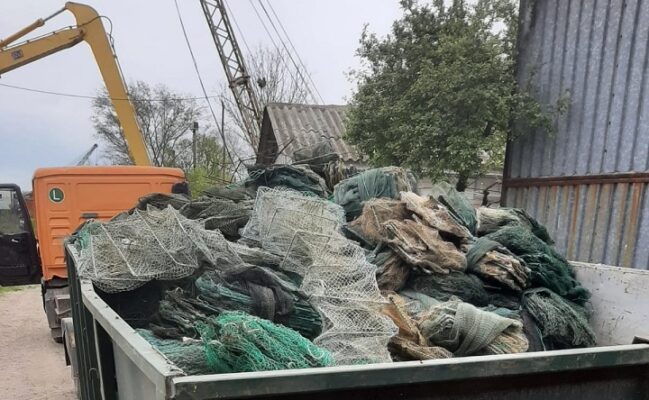 95 tone de unelte de pescuit ilegale distruse de reprezentantii administratiei rezervatiei biosferei delta dunarii 69e9f25788173