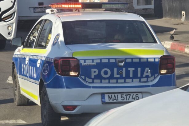 a lovit o femeie si a fugit sofer depistat la scurt timp de politisti in zona tomis iii 69d106545475b