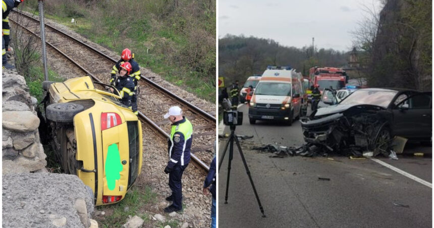 accident grav pe valea oltului intre doua masini o femeie insarcinata a fost resuscitata un autoturism proiectat in zona caii ferate 69dcfc4b31bf4