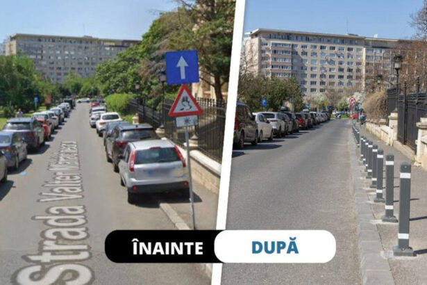 administratia strazilor monteaza stalpisori pe trotuarele din bucuresti pentru a impiedica soferii sa mai parcheze 69d408810e12e