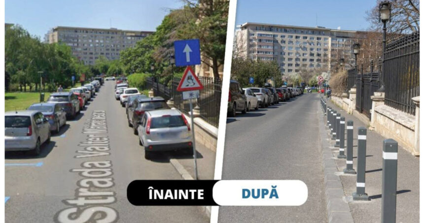 administratia strazilor monteaza stalpisori pe trotuarele din bucuresti pentru a impiedica soferii sa mai parcheze 69d408810e12e