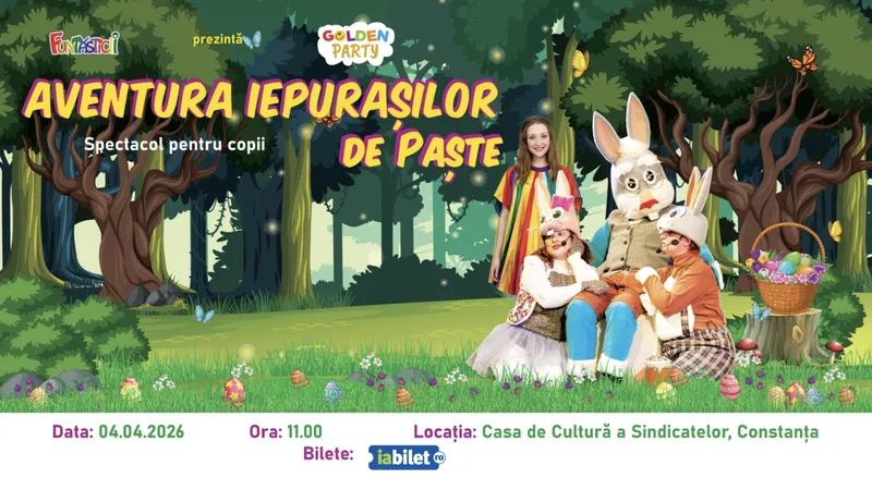 aventura iepurasilor de paste casa de cultura a sindicatelor constanta 69cc875995d60