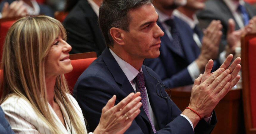 begona gomez sotia premierului spaniol pedro sanchez pusa sub acuzare pentru coruptie cuplul se afla acum in vizita in china 69dd5af77cbe1