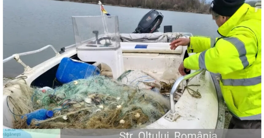 comisarii garzii de mediu au scos peste 6 kilometri de plase ilegale si sute de kilograme de peste braconat din ape 69d3fd629c98f