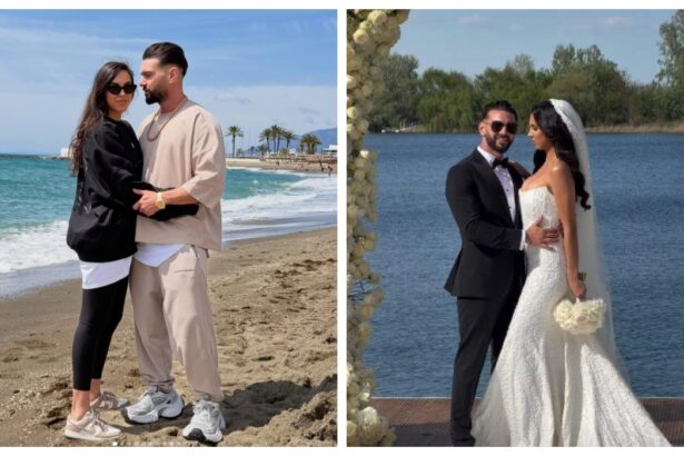 cum a aratat cea de a doua rochie de mireasa a sotiei lui dorian popa andreea i a surprins pe invitati in ziua cea mare 69ec75cfaf5fc