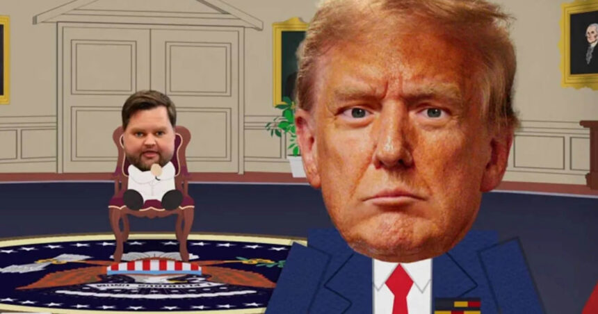 cum l au ironizat show urile de noapte pe trump dupa episodul iisus cearta presedinte papa lumea a devenit un episod din south park 69de70d7a6a08