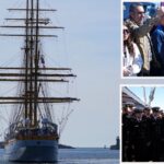 destinatia america nava scoala mircea a plecat astazi intr un mars international de instructie spre sua 69e0e90cbe342