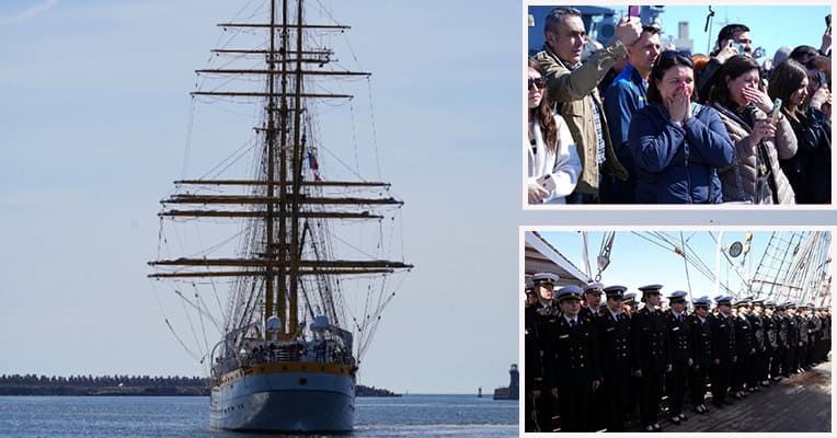 destinatia america nava scoala mircea a plecat astazi intr un mars international de instructie spre sua 69e0e90cbe342