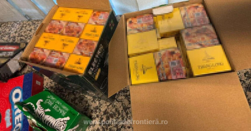 foto aproape 700 de pachete de tigari au fost descoperite pe aeroportul otopeni cum a incercat pasagerul sa pacaleasca controalele 69f1f4ae2de58
