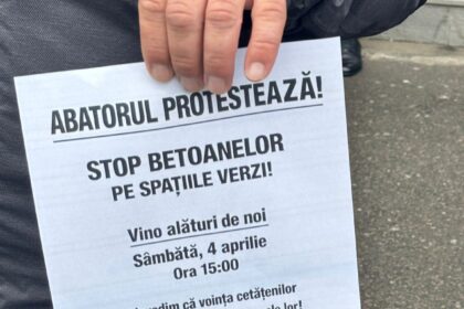 galerie foto protest in cartierul abator locuitorii contesta proiectul cambela prod 69d10b00efa00