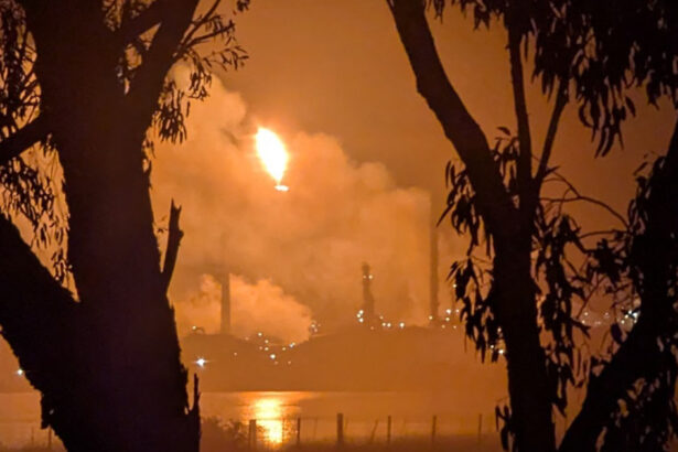 incendiu violent la una dintre cele doua rafinarii din australia flacarile au atins 60 de metri inaltime 69e08dfd719aa