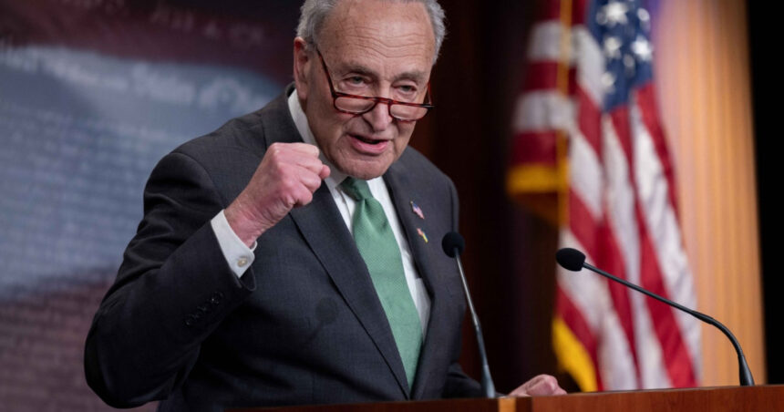 liderul democratilor din senatul sua ataca discursul lui donald trump la adresa iranului se dezlantuie ca un nebun 69d2a124b6365