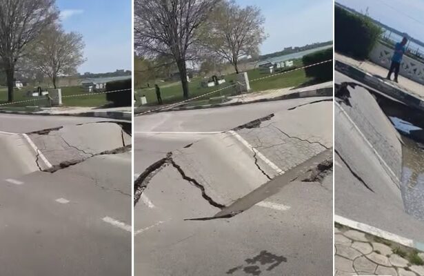 o portiune a podului din centrul orasului techirghiol s a prabusit primarul soceanu este construit in urma cu 70 90 de ani 69eb4aeea08e8