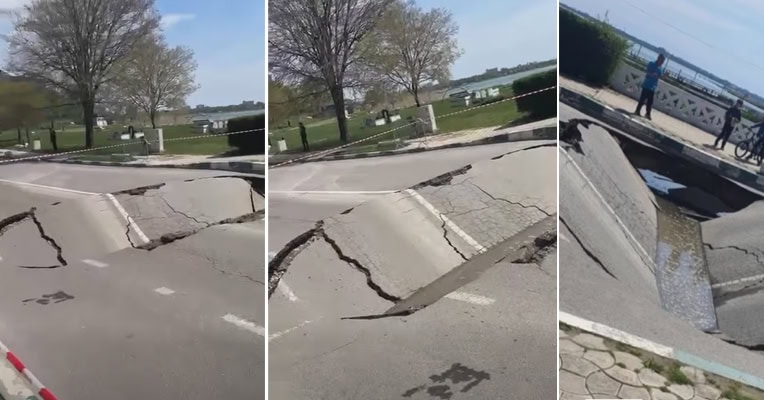 o portiune a podului din centrul orasului techirghiol s a prabusit primarul soceanu este construit in urma cu 70 90 de ani 69eb4aeea08e8