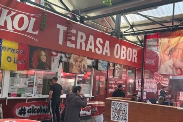 oana pellea ultragiata de un banner agatat la terasa obor cu imaginea tatalui ei un artist simbol national e folosit la vanzare de mici 69e3dd07d7430