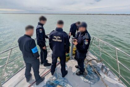politistii de frontiera au salvat 17 sturioni prinsi in plase ilegale pe marea neagra 69f33e6ccb298