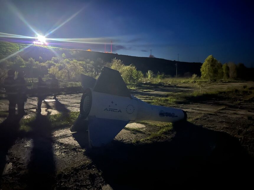 racheta prezentata cu mare tam tam de arca a provocat panica pe plaja din corbu 69e53b1201854