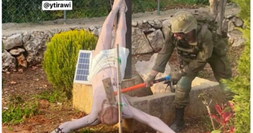 soldatul israelian care a deteriorat o statuie a lui iisus in liban va fi retinut 30 de zile 69e7ab16b8d4c